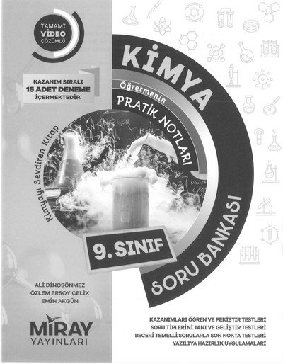 KİMYA ÖĞRETMENİN PRATİK NOTLARI SORU BANKASI