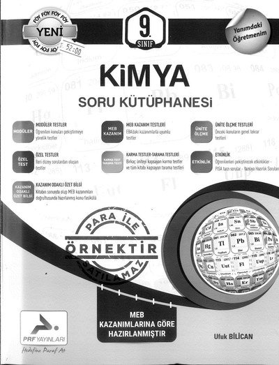 KİMYA SORU KÜTÜPHANESİ