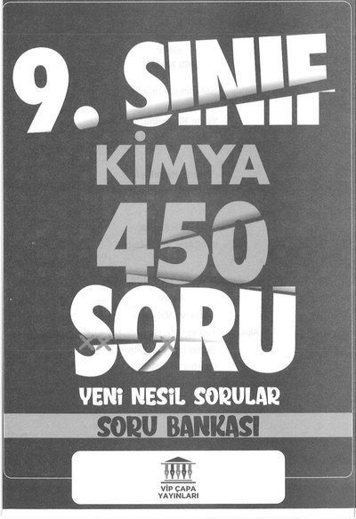 KİMYA 450 SORU YENİ NESİL SORU BANKASI FotokoPink