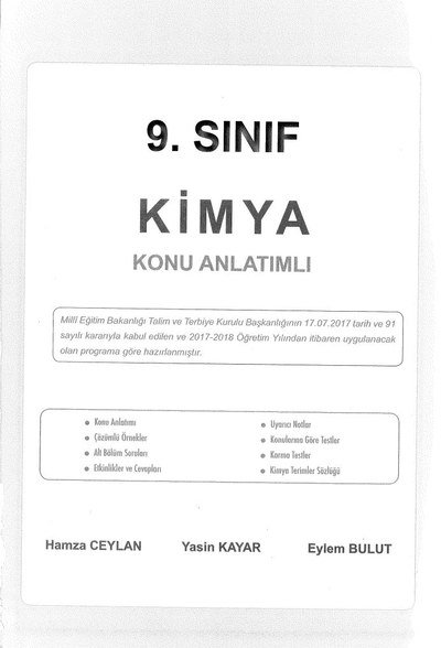 KİMYA KONU ANLATIMLI FotokoPink