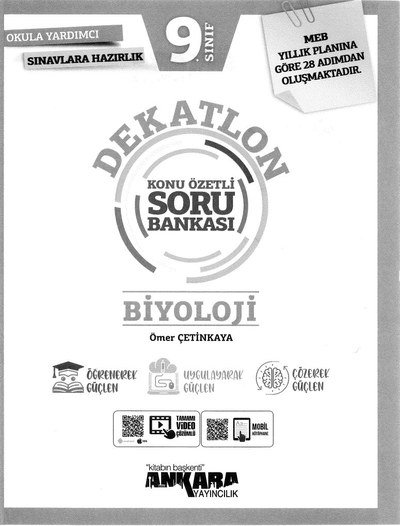 DEKATLON KONU ÖZETLİ SORU BANKASI BİYOLOJİ FotokoPink