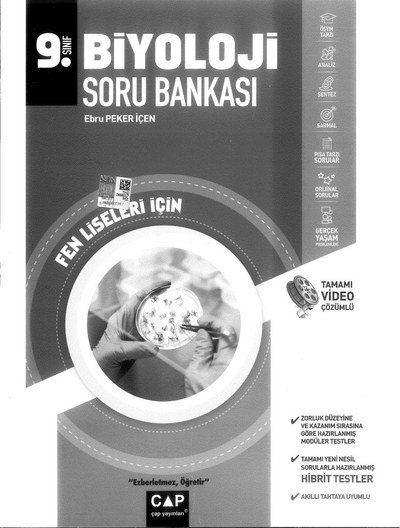 BİYOLOJİ SORU BANKASI FEN LİSELERİ İÇİN