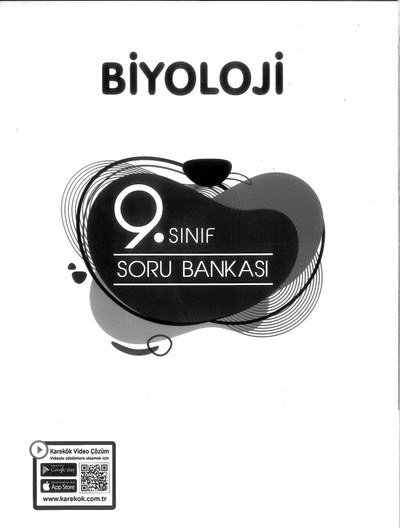 BİYOLOJİ SORU BANKASI FotokoPink