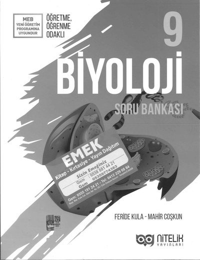 BİYOLOJİ SORU BANKASI FERİDE KULA MAHİR COŞKUN