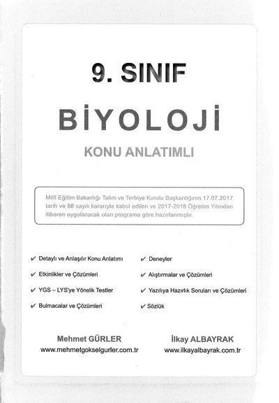 BİYOLOJİ KONU ANLATIMLI FotokoPink