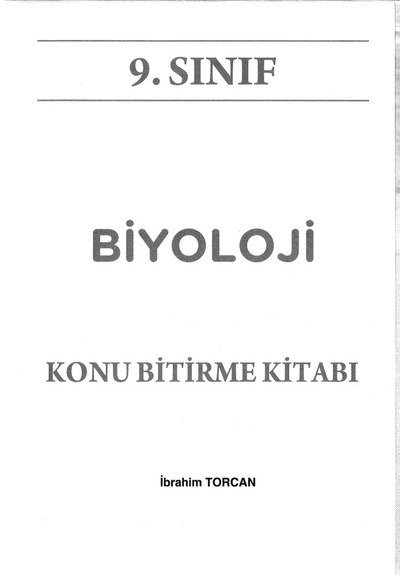 BİYOLOJİ KONU BİTİRME KİTABI FotokoPink