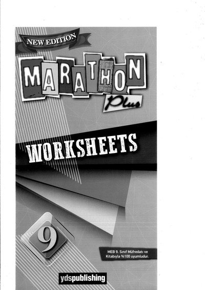 NEW EDITION MARATHON WORK SHEETS FotokoPink