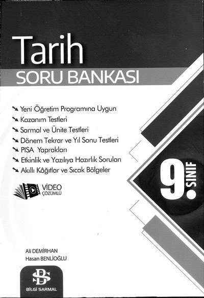 TARİH SORU BANKASI VİDEO ÇÖZÜMLÜ FotokoPink