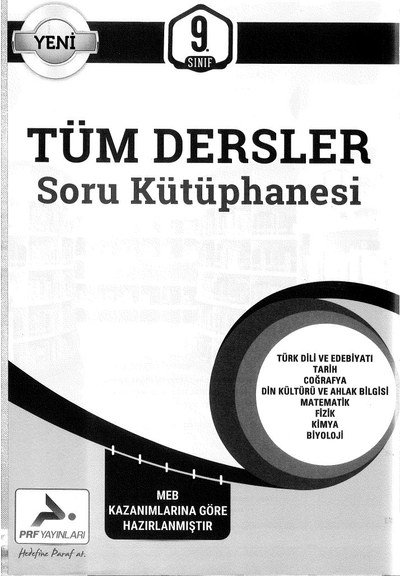 TÜM DERSLER SORU KÜTÜPHANESİ