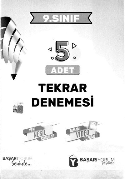 5 ADET TEKRAR DENEMESİ YENİ NESİL SORULAR
