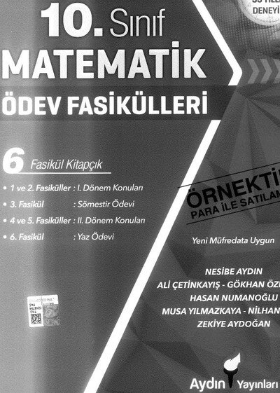 MATEMATİK ÖDEV FASİKÜLLERİ 6 FASİKÜL KİTAPÇIK FotokoPink
