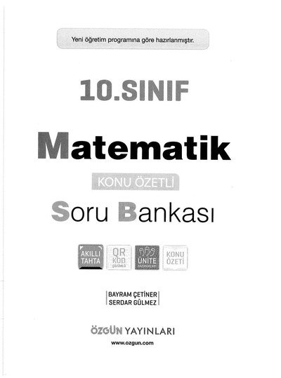 MATEMATİK KONU ÖZETLİ SORU BANKASI