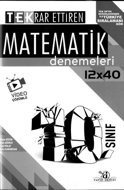 TEKRAR ETTİREN MATEMATİK DENEMELERİ 12x40 FotokoPink