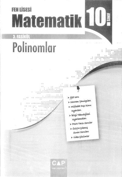 MATEMATİK 3. FASİKÜL POLİNOMLAR FotokoPink