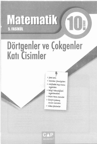 MATEMATİK 5. FASİKÜL DÖRTGENLER VE ÇOKGENLER KATI CİSİMLER FotokoPink