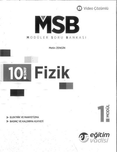 MODÜLER SORU BANKASI FİZİK FotokoPink