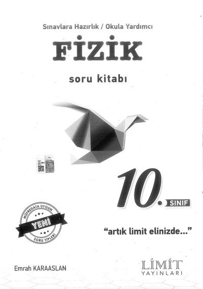 FİZİK SORU KİTABI ARTIK LİMİT ELİNİZDE