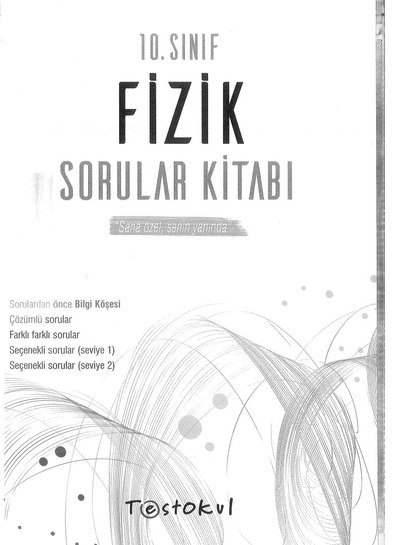 FİZİK SORULAR KİTABI FotokoPink