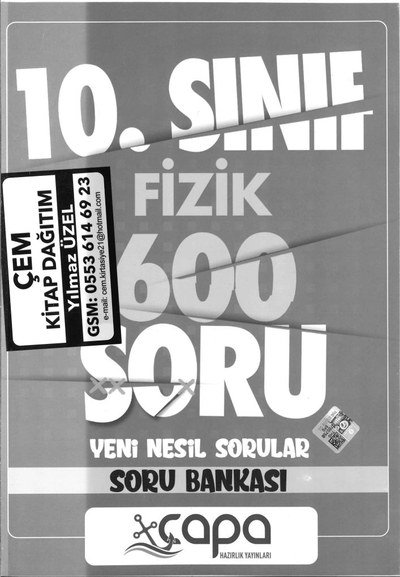 FİZİK 600 SORU YENİ NESİL SORULAR SORU BANKASI