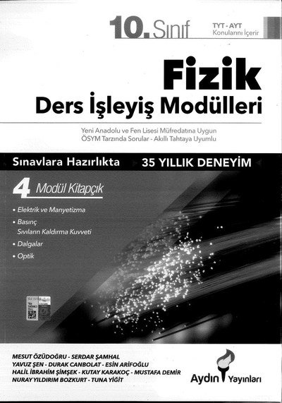 FİZİK DERS İŞLEYİŞ MODÜLLERİ 4 MODÜL KİTAPÇIK FotokoPink