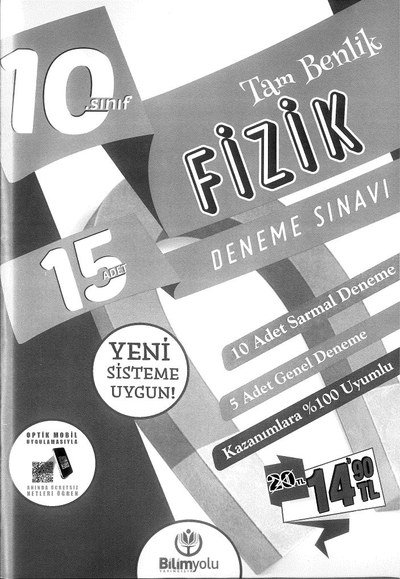 15 ADET DENEME SINAVI FİZİK TAM BENLİK FotokoPink