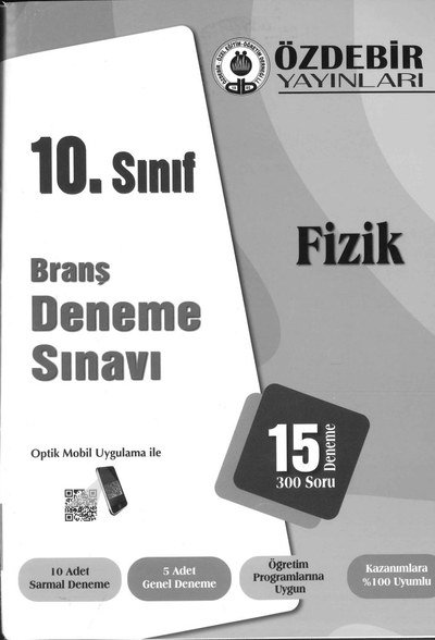 BRANŞ DENEME SINAVI FİZİK 15 DENEME 300 SORU FotokoPink