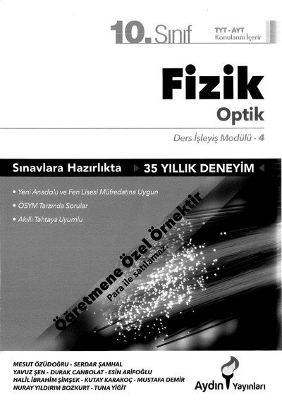 FİZİK OPTİK DERS İŞLEYİŞ MODÜLÜ