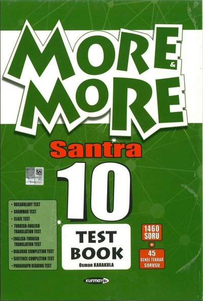 MORE MORE SANTRA 10 TEST BOOK FotokoPink