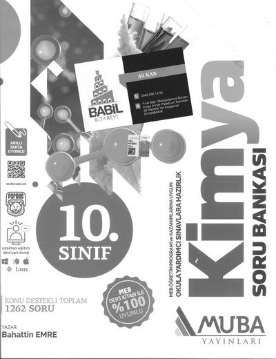 KONU DESTEKLİ TOPLAM 1262 SORU KİMYA FotokoPink