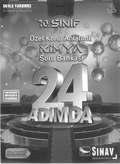 ÖZEL KONU ANLATIMLI KİMYA SORU BANKASI 24 ADIMDA FotokoPink