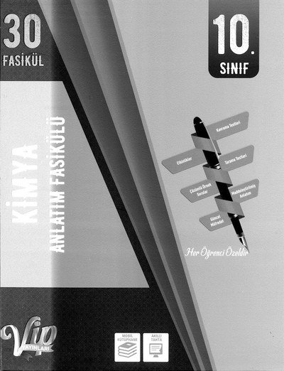 KİMYA ANLATIM FASİKÜLÜ 30 FASİKÜL FotokoPink
