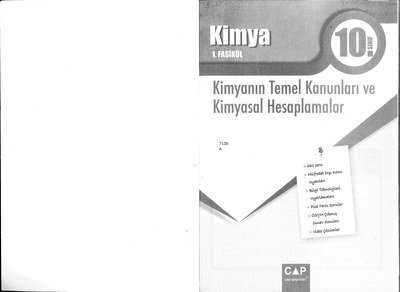 KİMYA 1. FASİKÜL KİMYANIN TEMEL KANUNLARI VE KİMYASAL HESAPLAMALAR FotokoPink