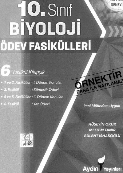 BİYOLOJİ ÖDEV FASİKÜLLERİ 6 FASİKÜL KİTAPÇIK FotokoPink