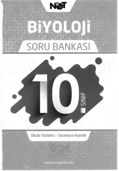 BİYOLOJİ SORU BANKASI
