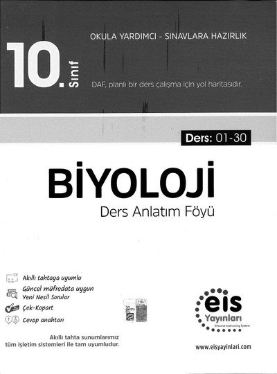 BİYOLOJİ DERS ANLATIM FÖYÜ FotokoPink