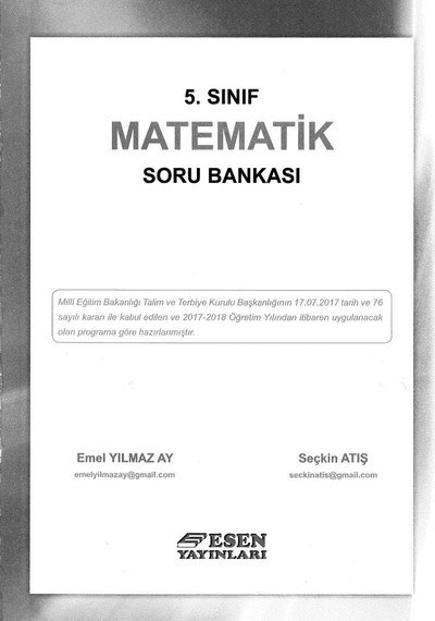 MATEMATİK SORU BANKASI FotokoPink