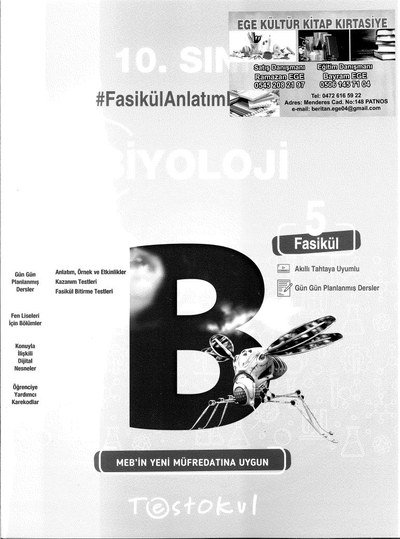 BİYOLOJİ FASİKÜL ANLATIM KİTABI FotokoPink