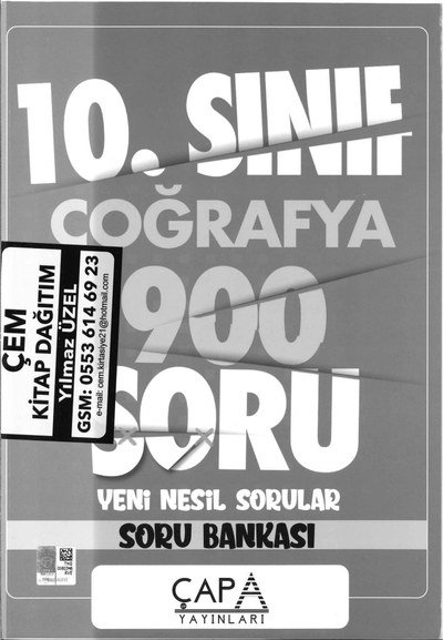 COĞRAFYA 900 SORU YENİ NESİL SORULAR SORU BANKASI FotokoPink