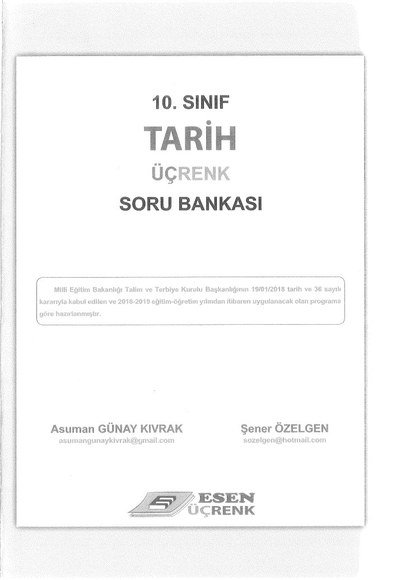 TARİH ÜÇRENK SORU BANKASI FotokoPink