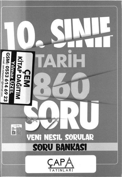TARİH 860 SORU YENİ NESİL SORULAR SORU BANKASI FotokoPink