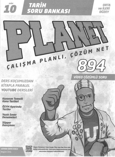 TARİH SORU BANKASI PLANET ÇALIŞMA PLANLI ÇÖZÜM NET FotokoPink