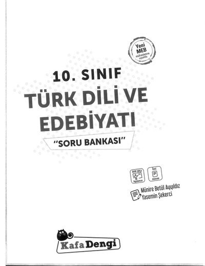 TÜRK DİLİ VE EDEBİYATI SORU BANKASI