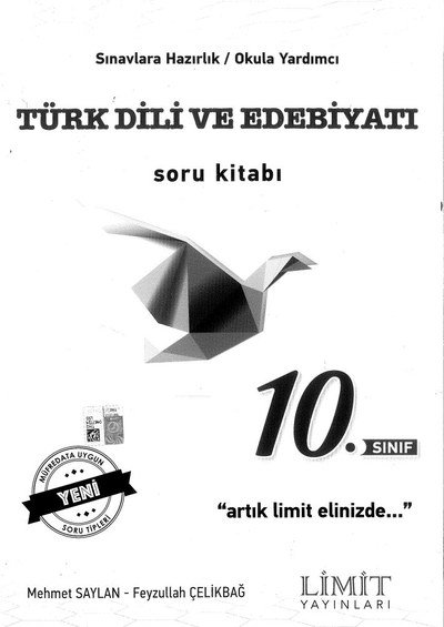 TÜRK DİLİ VE EDEBİYATI SORU KİTABI ARTIK LİMİT ELİNİZDE