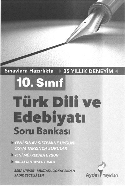 TÜRK DİLİ VE EDEBİYATI SORU BANKASI FotokoPink