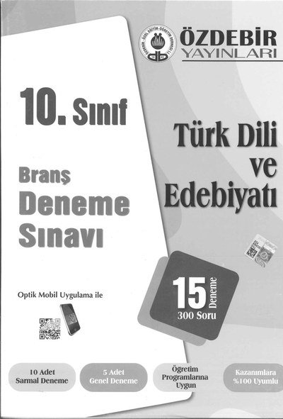 BRANŞ DENEME SINAVI TÜRK DİLİ VE EDEBİYATI 15 DENEME 300 SORU FotokoPink