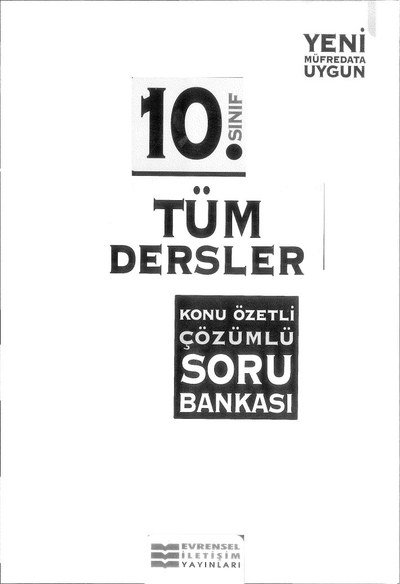TÜM DERSLER KONU ÖZETLİ ÇÖZÜMLÜ SORU BANKASI