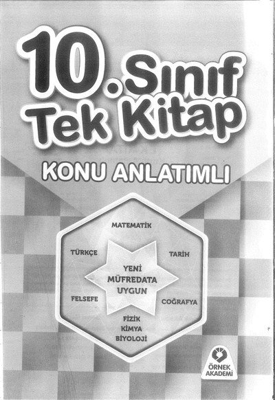 TEK KİTAP KONU ANLATIMLI YENİ MÜFREDATA UYGUN FotokoPink