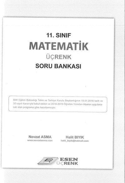 MATEMATİK ÜÇRENK SORU BANKASI FotokoPink
