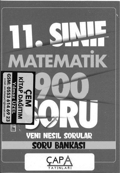 MATEMATİK 900 SORU YENİ NESİL SORULAR SORU BANKASI FotokoPink