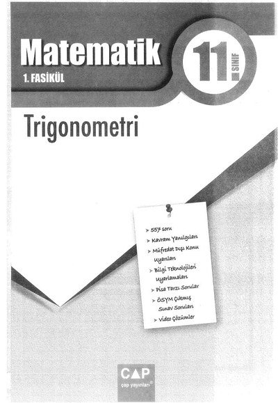 MATEMATİK 1. FASİKÜL TRİGONOMETRİ FotokoPink
